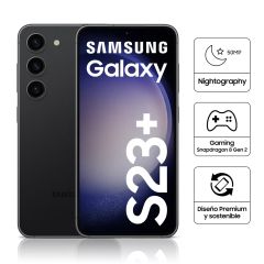 Celular Libre Samsung Galaxy S23+ 6.6" 256GB 8GB RAM Phantom Black