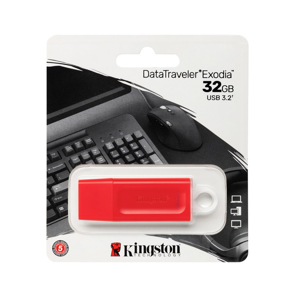 Memoria USB Kingston DTX/32GB Rojo