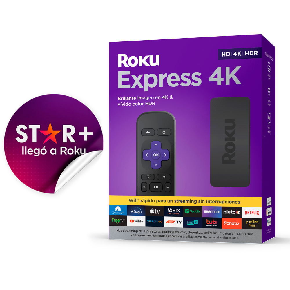 Adaptador de TV Roku Express 4K 3940MX 1GB