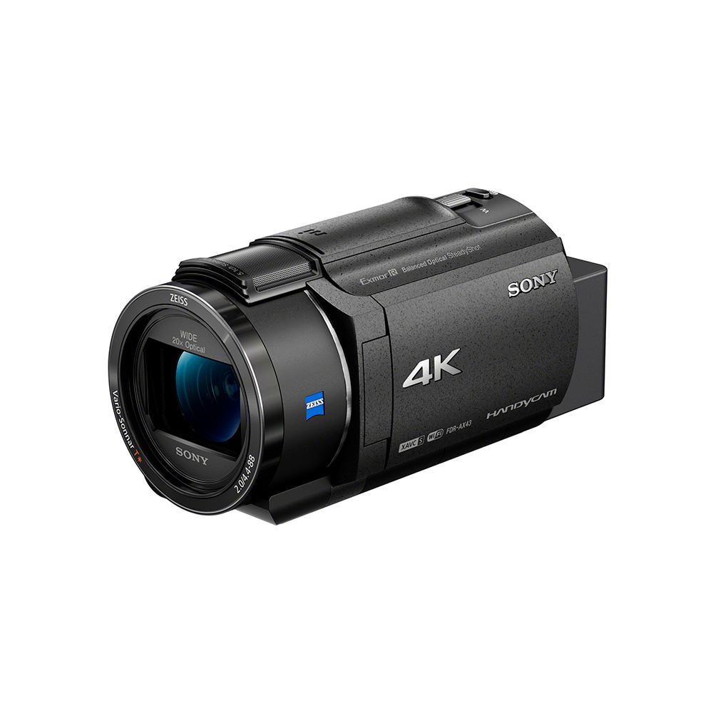 Cámara de Video Sony Handycam 4K AX43 con sensor CMOS Exmor R FDR-AX43A