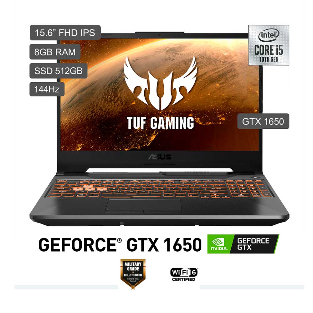 Laptop Asus TUF Gaming F15 FX506LH-HN004W 15.6" Intel Core i5-10300H 512GB SSD 8GB RAM