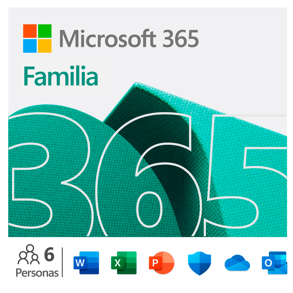 Microsoft 365 Familia (ESD) 2021 - 12 meses