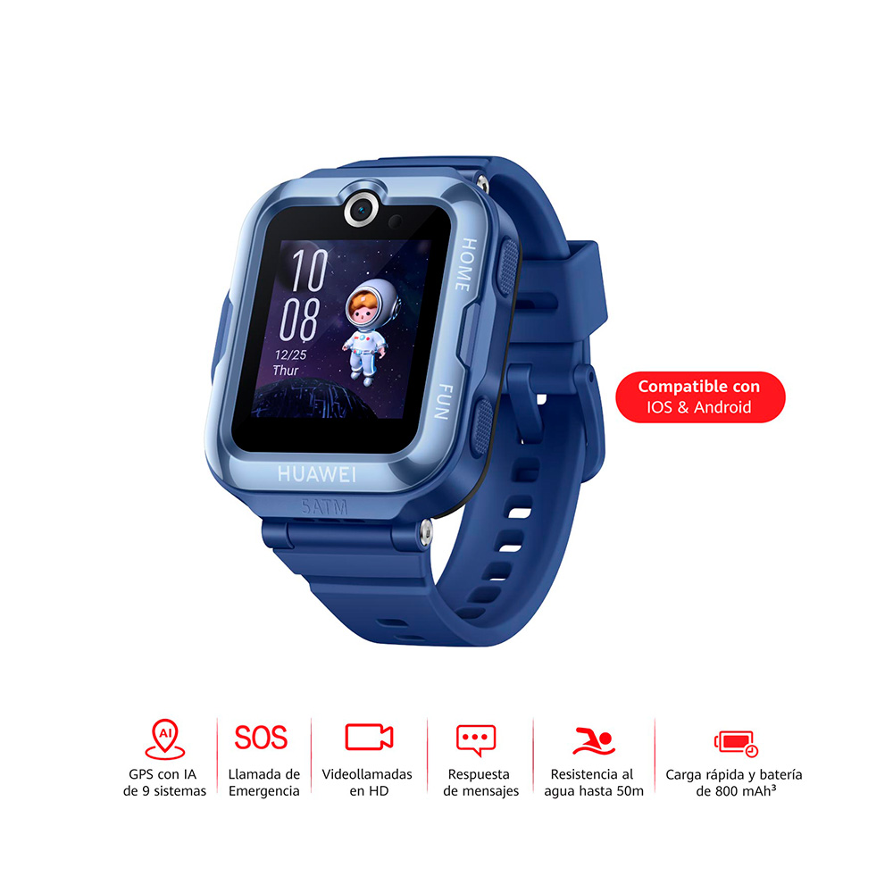 Reloj Smart Huawei Watch Kids 4 Pro ASLAN-AL19 Azul