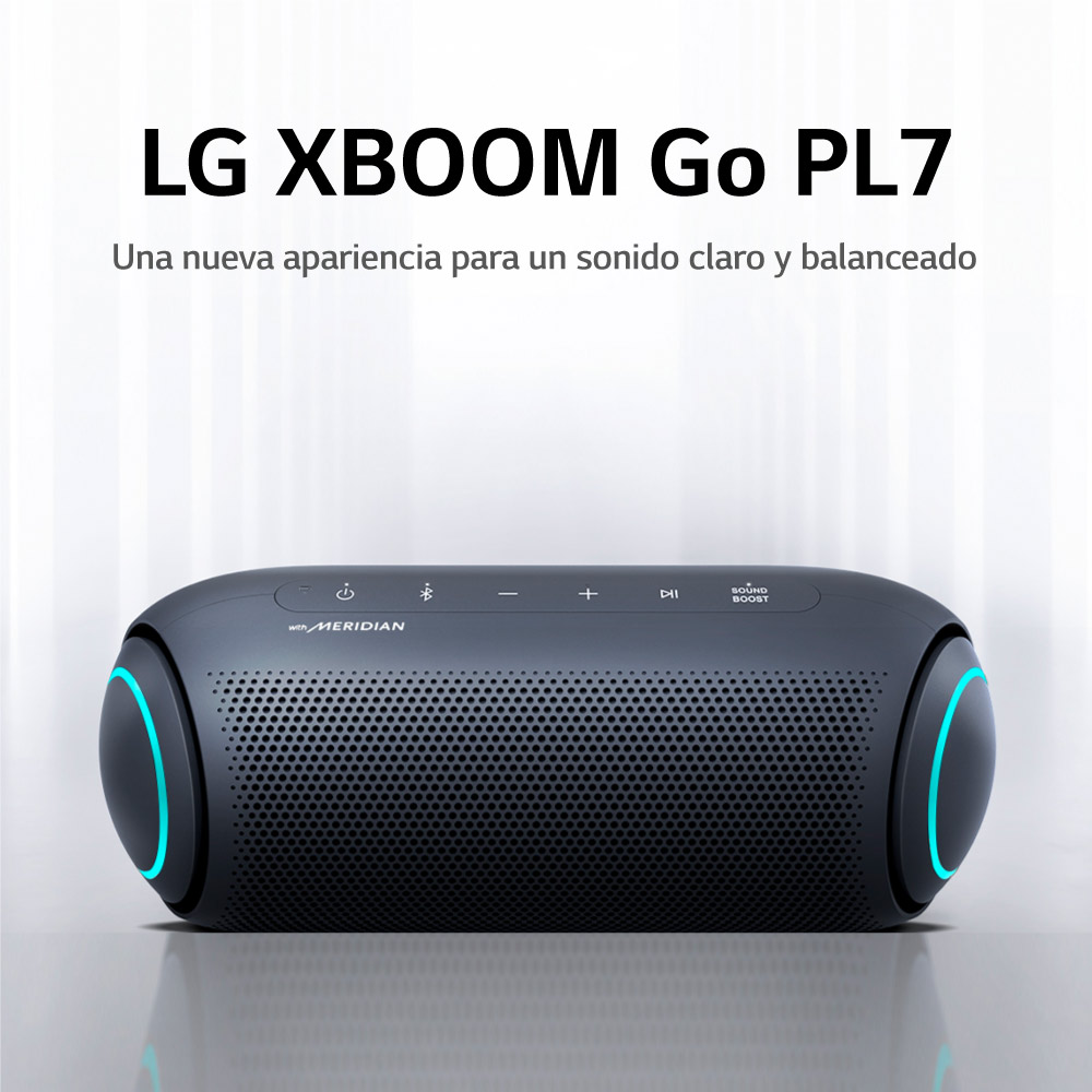 Parlante Bluetooth Portátil LG XBOOM Go PL7 Negro (2020)