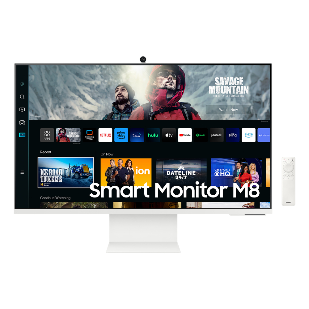 Monitor Inteligente Samsung M8 UHD Webcam WiFi BT USB-C 32" LS32CM801ULXPE