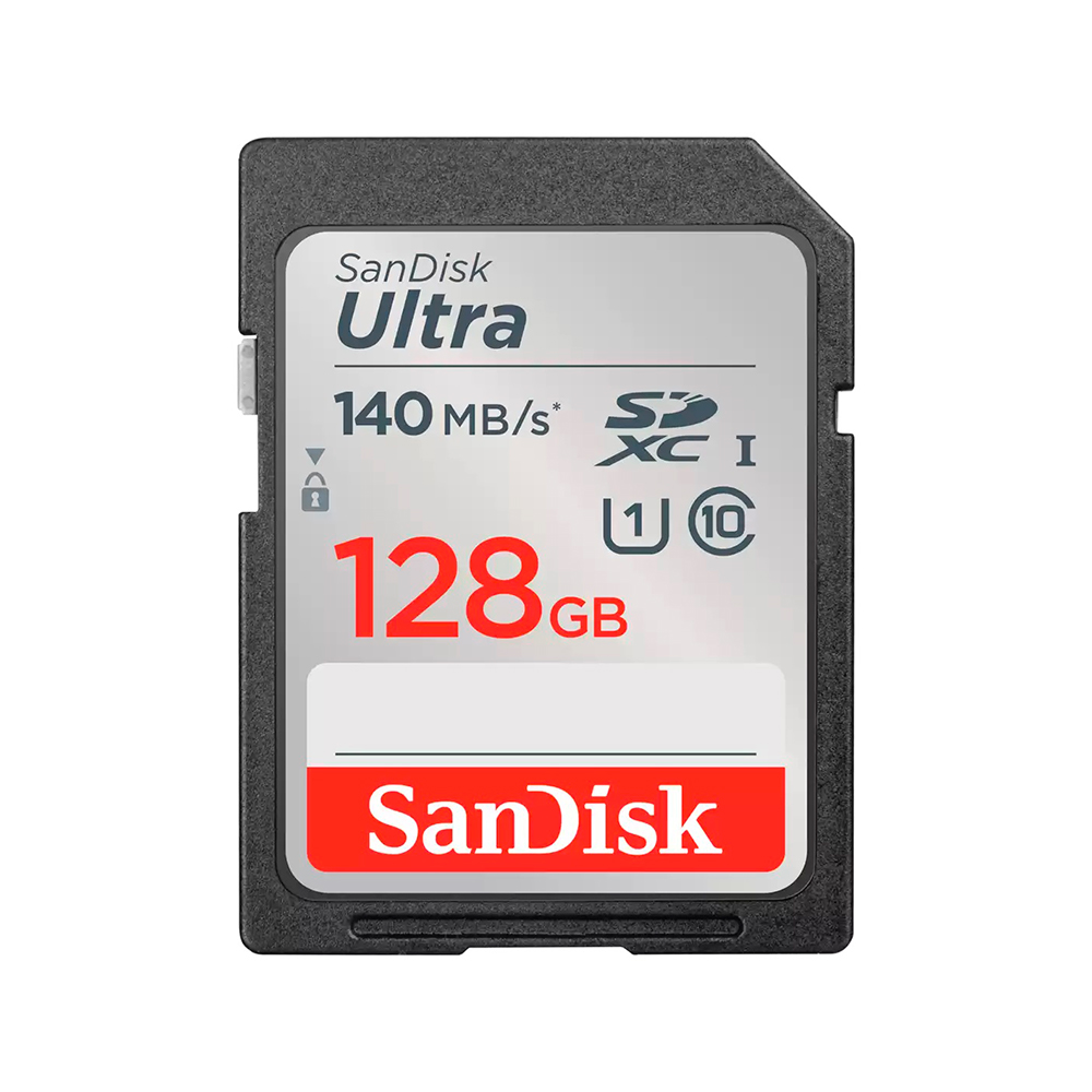 Tarjeta SD Sandisk Ultra 128GB 140Mb/s