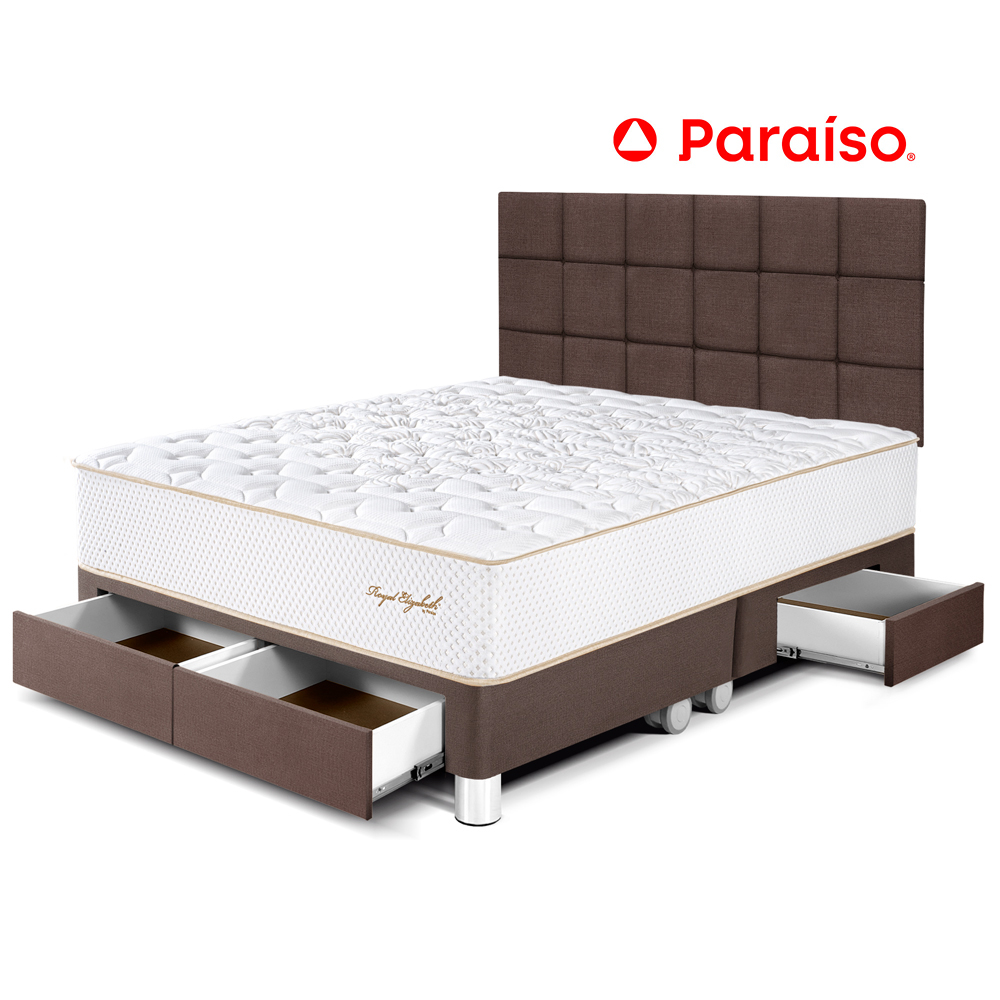 Dormitorio Paraiso Royal Elizabeth con Cajones c/Blocks King Size 198 Chocolate
