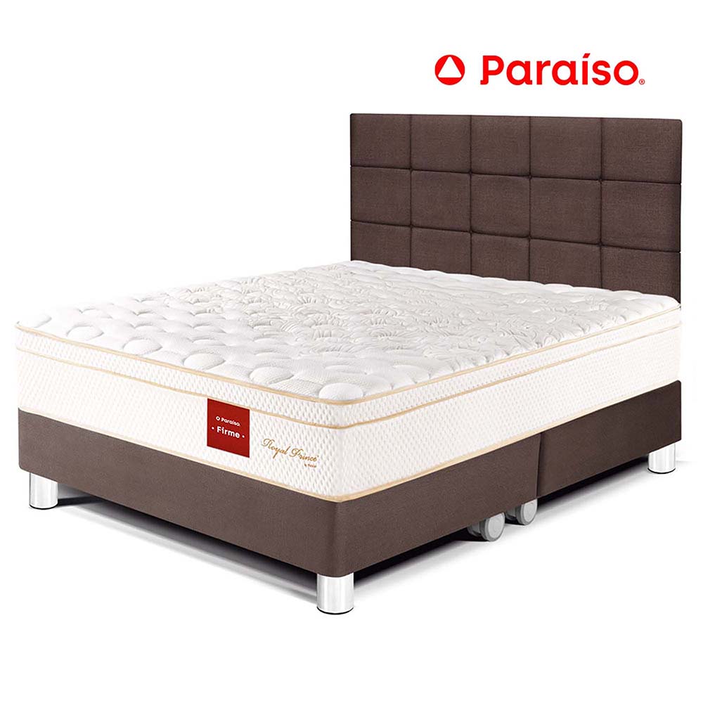 Dormitorio Paraiso Royal Prince Firme c/Blocks Queen Size Chocolate