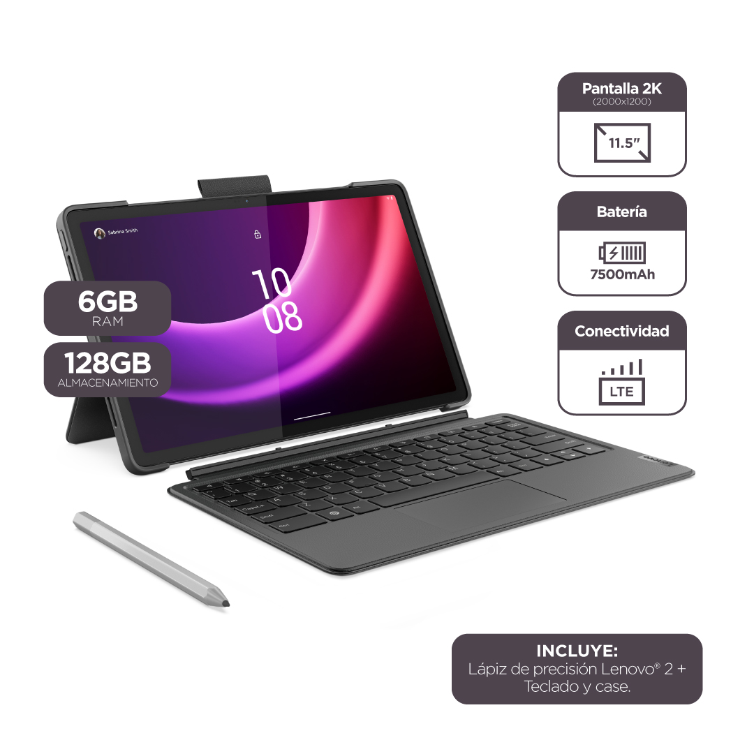 Tablet Lenovo Tab P11 (2nd Gen) ZABG0159PE 11.5" 128GB 6GB RAM 4G LTE
